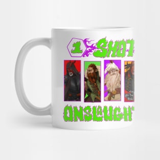 One-shot Onslaught Retro Logo Mug